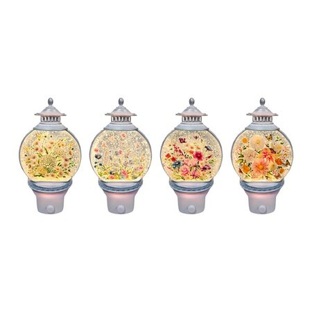 LED Floral Plug-In 19cm 4 Assorted