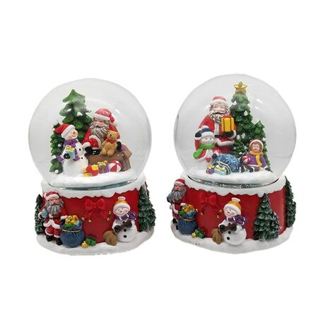 LED Music Snowglobe 15cm 2Asst