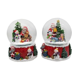 LED Music Snowglobe 15cm 2Asst