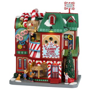 Lemax - THE CANDY CANE WORKS WITH 4.5V ADAPTOR (UK)