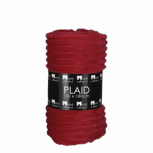 Lorens fleece plaid red