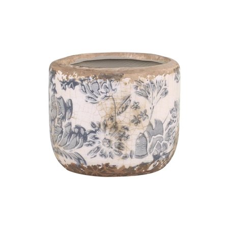 Melun Flowerpot w. French pattern
