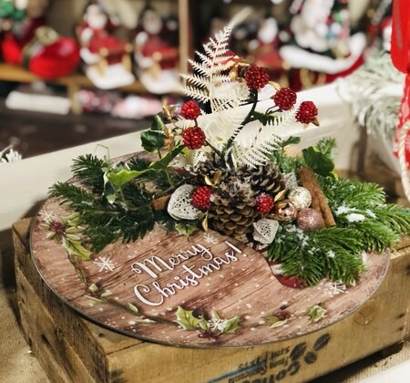 Merry Christmas Platter Arrangement - image 1