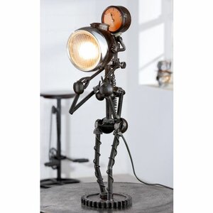 Metal Lamp "Child" silver-col.