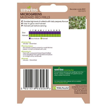 MicroGreens Mustard Red Frills - image 2