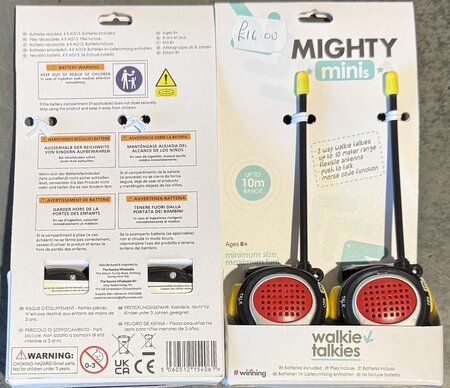 Mighty Mini Walkie Talkies