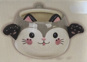 Mug, Huggy Mug, Cat, dolomite, 15 x 10 cm, capacity 450 ml, in gift box