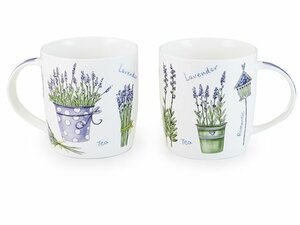 Mug "Lavender" 2 assorted