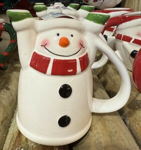 Mug, Santa or Snowman, upside down - image 2