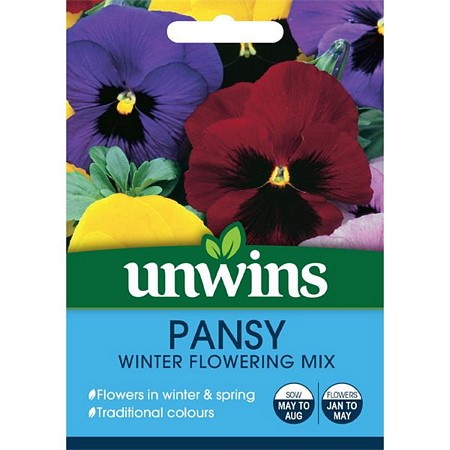 Pansy Winter Flowering Mix