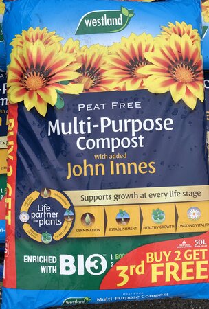 Peat Free Multi Purpose Compost with John Innes