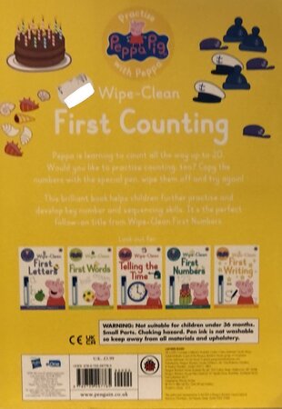 Peppa Pig Wipe Clean First Counting - image 2