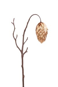 Pine Cone Spray Metallic Gold 45cm