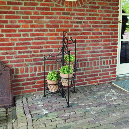 Plant stand for 3 pots folding