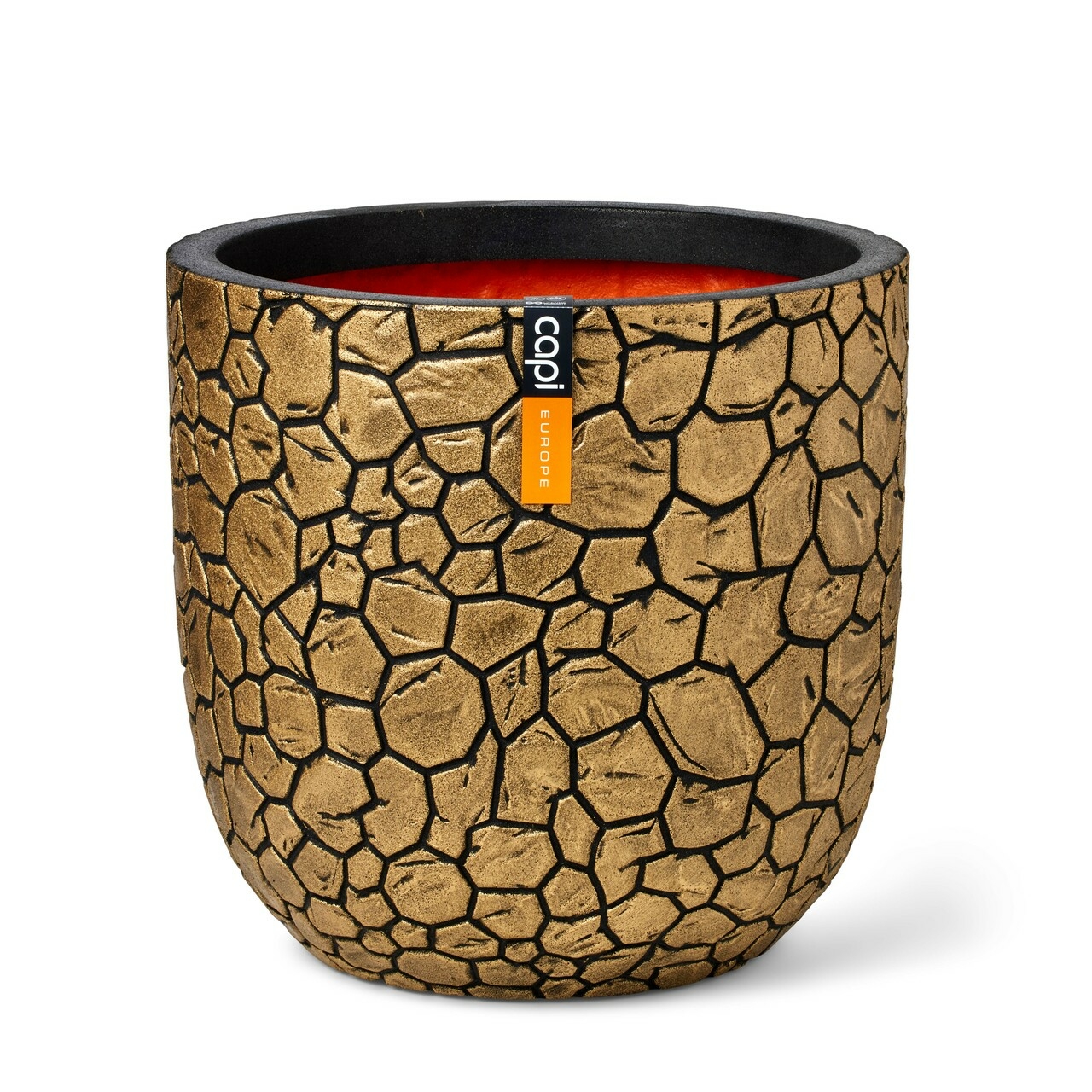 Planter ball Clay NL 35x34 black gold - D and M Garden Centre
