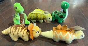 Plush dinosaur mix