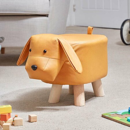 Pooch Footstool - Tan
