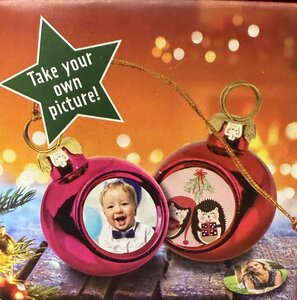 Portrait tree ball, with photo sticky pad & Xmas batch mix - image 1