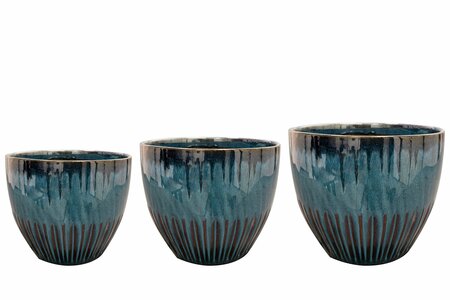 Pot Dyon royal blue D27 H23