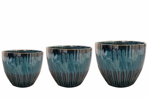 Pot Dyon royal blue D32 H27