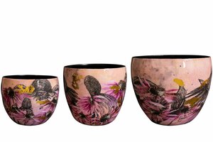 Pot Polly pink D15 H12