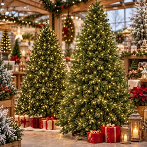 Pre-lit trees