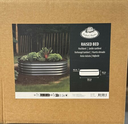 Raised bed ground rect. antracite S