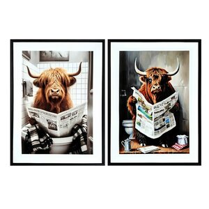 Reading Highland 30x40cm x2 assorted