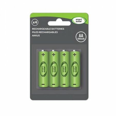 Rechargeable AA 1.2V Ni-MH 600mAh Battery 4 pack