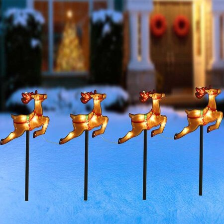 ReindeerStakes - Set of 4
