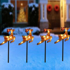 ReindeerStakes - Set of 4