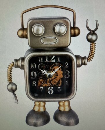 Robot Table Clock