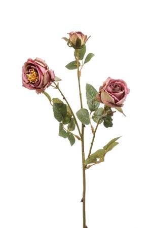 Rose bud spray lt purple 58cm