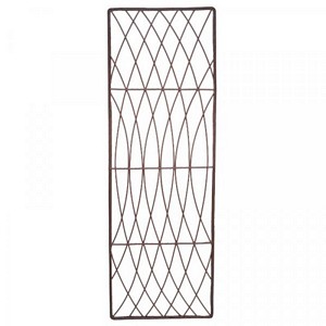 Rot-Proof Faux Willow Trellis - Rectangular Natural 1.2 x 0.45m