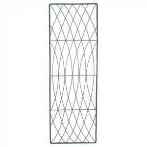 Rot-Proof Faux Willow Trellis - Rectangular Slate 1.2 x 0.45m