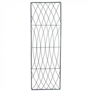 Rot-Proof Faux Willow Trellis - Rectangular Slate 1.2 x 0.45m