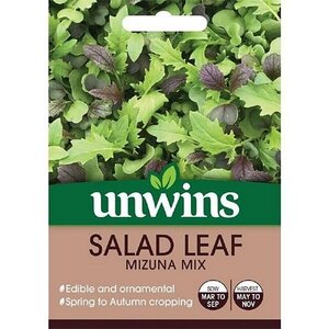 Salad Leaf Mizuna Mix