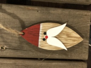 Santa Wooden Head