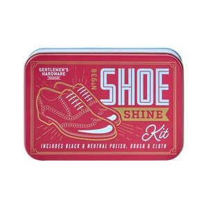 Shoe Shine Kit in a Tin