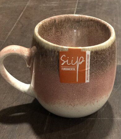 SIIP REACTIVE GLAZE OMBRE MUG PINK