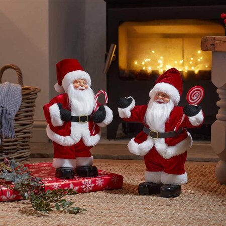 Singing & Dancing Santa, Mixed Case