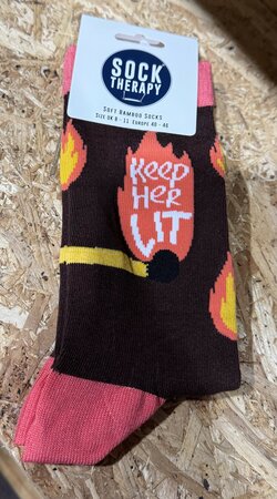 Socks Keep her Lit (men's)