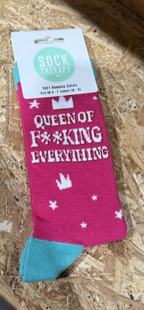 Socks Queen of F**king Everything (women's)
