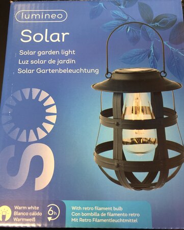 Solar hanging light