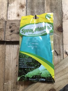 SprayMaster Green Gloves Medium