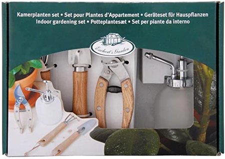 Stainless steel indoor garden set