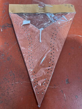 Star hanging recycled paper terra