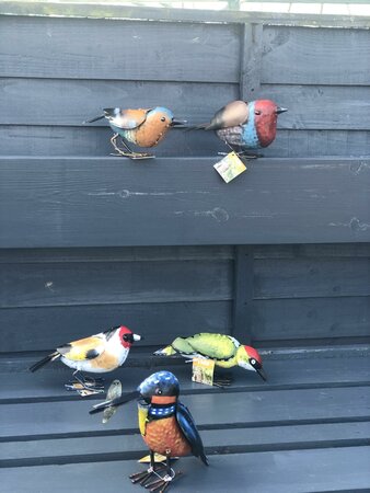 STEEL REALISTIC BIRDS - ASSORTED