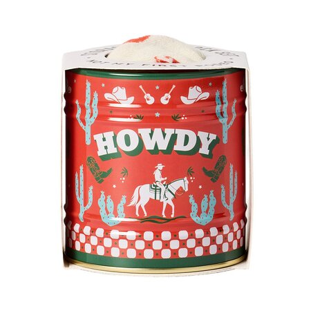Storage Tin & Sock Set - Howdy - image 1