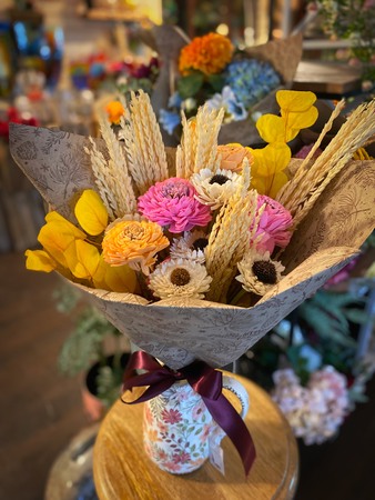 Sunset Dried Flower Bouquet  - image 2